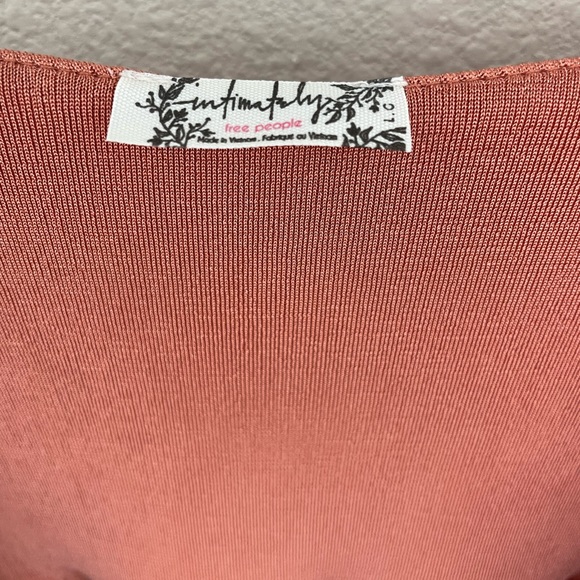 NWT FREE PEOPLE Turnt Bodysuit in Copper - Picture 9 of 13